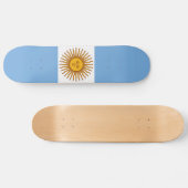 Die Flagge von Argentinien Skateboard (Horizontal)