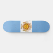 Die Flagge von Argentinien Skateboard (Horizontal)