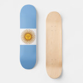 Die Flagge von Argentinien Skateboard (Vorderseite)