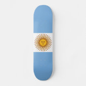 Die Flagge von Argentinien Skateboard (Vorderseite)