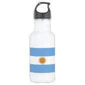 Die Flagge von Argentinien Trinkflasche (Vorderseite)