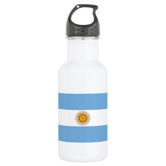 Die Flagge von Argentinien Trinkflasche (Vorderseite)