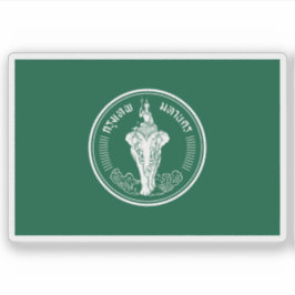 Die Flagge von Bangkok, Thailand Aufkleber