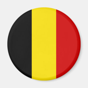 Die Flagge von Belgien Magnet