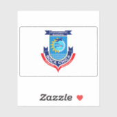 Die Flagge von Boca Chica Aufkleber (Blatt)