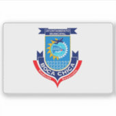 Die Flagge von Boca Chica Aufkleber (Vorderseite)