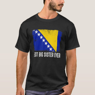 Die Flagge von Bosnien und Herzegowina ist die bes T-Shirt