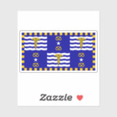 Die Flagge von Brisbane, Commonwealth of Australia Aufkleber (Blatt)