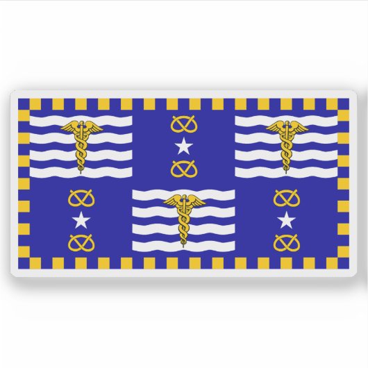 Die Flagge von Brisbane, Commonwealth of Australia Aufkleber (Vorderseite)