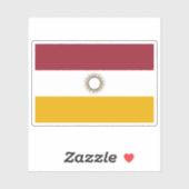 Die Flagge von Córdoba, Argentinien Aufkleber (Blatt)