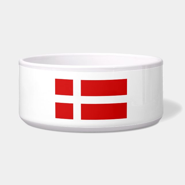 Die Flagge von Dänemark Napf (Vorderseite)