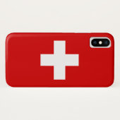 Die Flagge von der Schweiz Case-Mate iPhone Hülle (Rückseite (Horizontal))