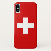 Die Flagge von der Schweiz Case-Mate iPhone Hülle (Rückseite)