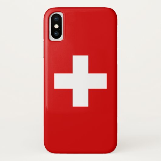 Die Flagge von der Schweiz Case-Mate iPhone Hülle (Rückseite)