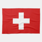 Die Flagge von der Schweiz Handtuch (Horizontal)