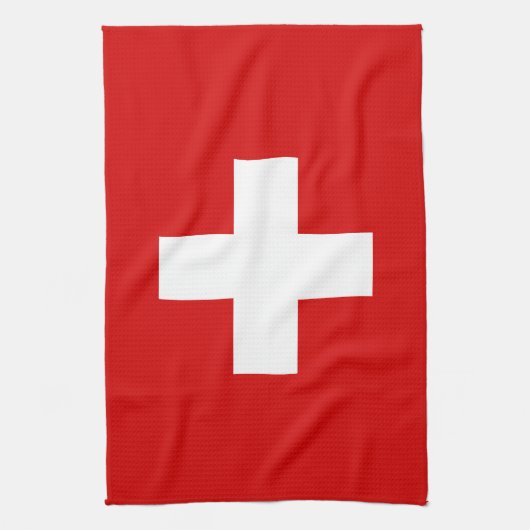 Die Flagge von der Schweiz Handtuch (Vertikal)