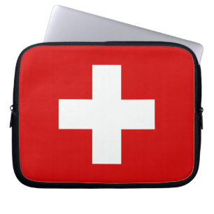 Die Flagge von der Schweiz Laptopschutzhülle