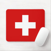 Die Flagge von der Schweiz Mousepad (Mit Mouse)