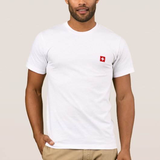Die Flagge von der Schweiz T-Shirt (Vorderseite)