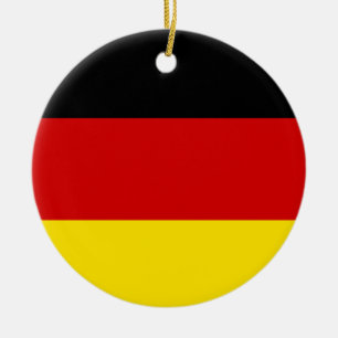Die Flagge von Deutschland Keramikornament