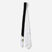 Die Flagge von El Salvador Krawatte (Rückseite)