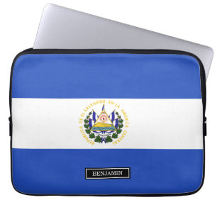 Die Flagge von El Salvador Laptopschutzhülle