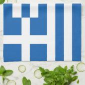 Die Flagge von Griechenland Handtuch (Gefaltet)