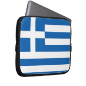 Die Flagge von Griechenland Laptopschutzhülle (Vorne Rechts)