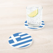 Die Flagge von Griechenland Untersetzer (Seite)