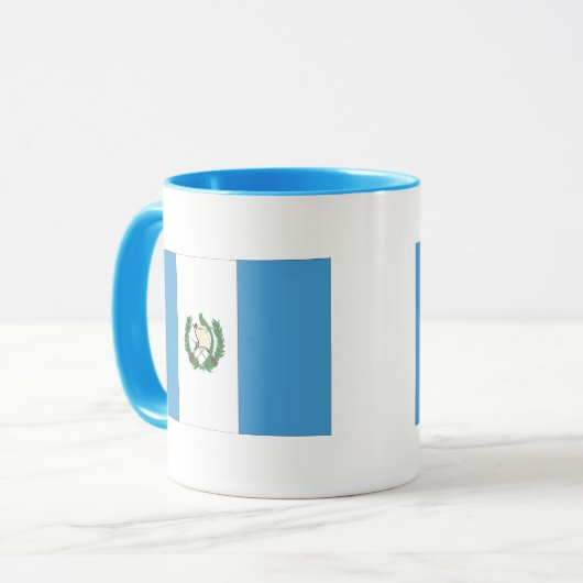 Die Flagge von Guatemala Tasse (Vorderseite Links)