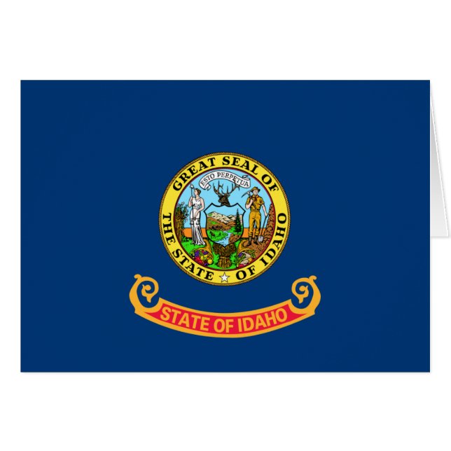 Die Flagge von Idaho: der Staat von Gem, der Ameri (Vorderseite (Horizontal))
