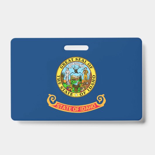 Die Flagge von Idaho: der Staat von Gem, der Ameri Ausweis (Vorderseite)