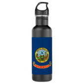 Die Flagge von Idaho: der Staat von Gem, der Ameri Edelstahlflasche (Vorderseite)