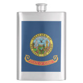 Die Flagge von Idaho: der Staat von Gem, der Ameri Flachmann (Vorderseite)