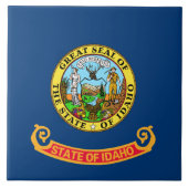 Die Flagge von Idaho: der Staat von Gem, der Ameri Fliese (Vorderseite)