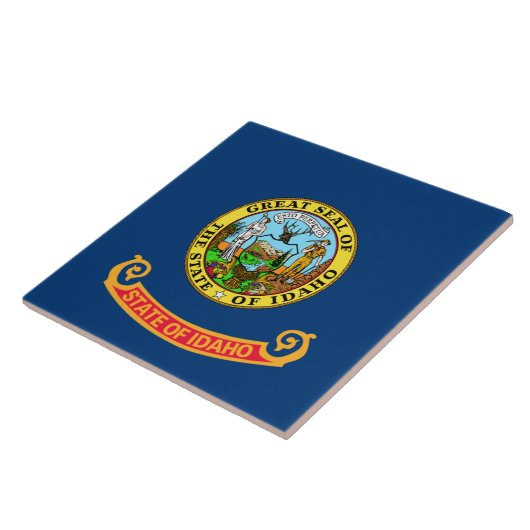 Die Flagge von Idaho: der Staat von Gem, der Ameri Fliese (Seite)