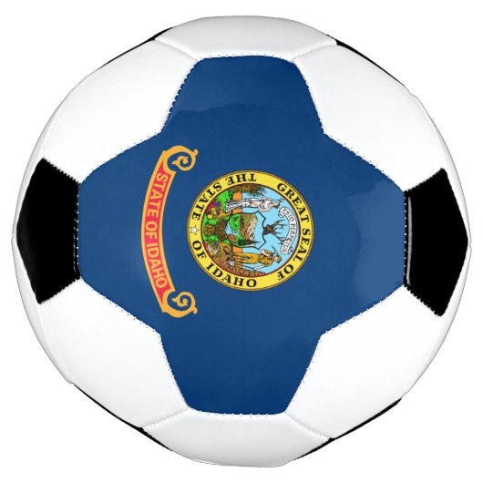 Die Flagge von Idaho: der Staat von Gem, der Ameri Fußball (Gedreht)