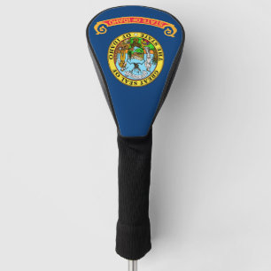 Die Flagge von Idaho: der Staat von Gem, der Ameri Golf Headcover