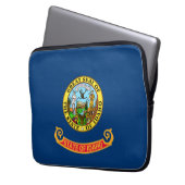 Die Flagge von Idaho: der Staat von Gem, der Ameri Laptopschutzhülle (Vorderseite Links)