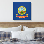 Die Flagge von Idaho: der Staat von Gem, der Ameri Leinwanddruck (Insitu (Schlafzimmer))