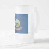 Die Flagge von Idaho: der Staat von Gem, der Ameri Mattglas Bierglas (VorderseiteRechts)