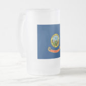 Die Flagge von Idaho: der Staat von Gem, der Ameri Mattglas Bierglas (Vorderseite Links)