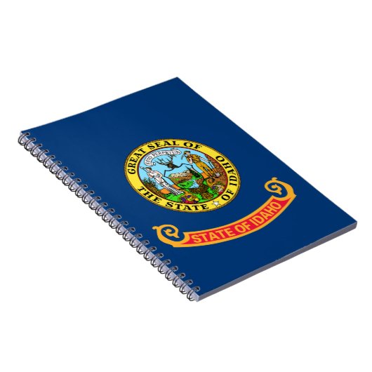 Die Flagge von Idaho: der Staat von Gem, der Ameri Notizblock (Rechte Seite)