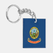 Die Flagge von Idaho: der Staat von Gem, der Ameri Schlüsselanhänger (Vorderseite links)