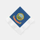 Die Flagge von Idaho: der Staat von Gem, der Ameri Serviette (Ecke)