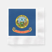 Die Flagge von Idaho: der Staat von Gem, der Ameri Serviette (Vorderseite)