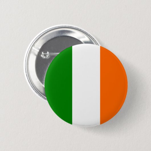 Die Flagge von Irland Button (Vorne & Hinten)