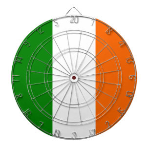 Die Flagge von Irland Dartscheibe