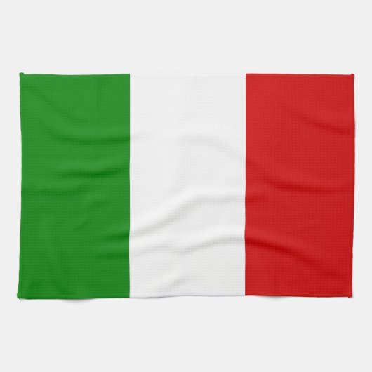 Die Flagge von Italien Küchentuch (Horizontal)
