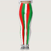 Die Flagge von Italien - La Bandiera Italiana Leggings (Vorderseite)